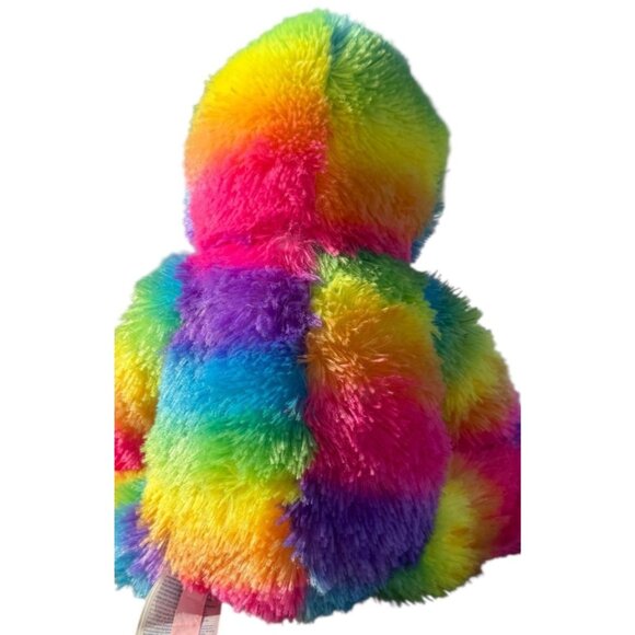 BABW Let's Hang Rainbow Tie Die Sloth Plush Stuffed Security Support Pet Toy - Picture 10 of 16